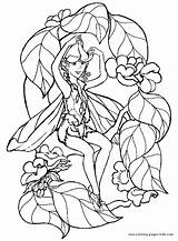 Coloring Pages Elves Fantasy Color Printable Medieval Elf Kids Adult Sheets Fairy Colouring Fairies Girl Elfes Halloween Detailed Adults Draw sketch template