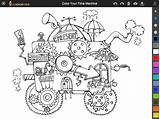Coloring Machine Pages Designlooter 98kb 360px Screenshot Template sketch template