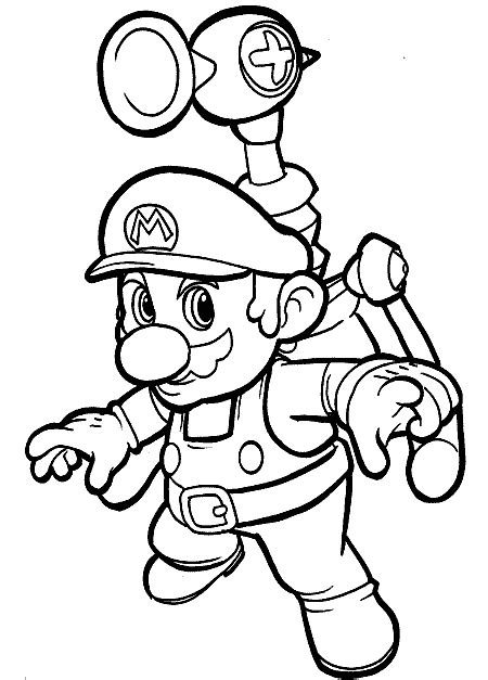 mario coloring pages coloring pages  print