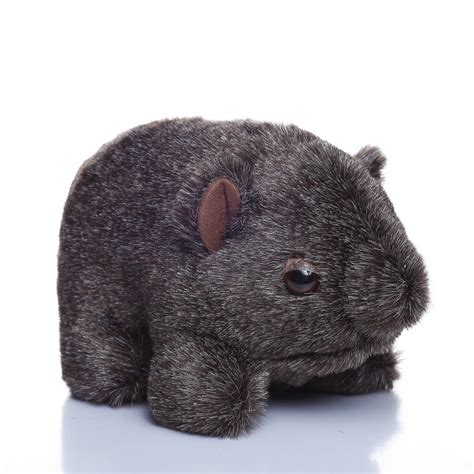 bruce hairy nose wombat soft toy