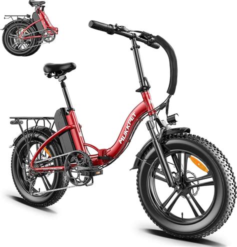 amazoncom mukkpet electric bike  adults ebike foldable    fat tire step