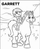 Nella Princess Knight Coloring Pages Printable Sir Garret Drawing Print Size Getcolorings Color Coloringfolder sketch template