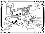 Coloring Tow Truck Pages Mater Cars Printable Drawing Pulling Color Getdrawings Popular Getcolorings Library Coloringhome Template sketch template
