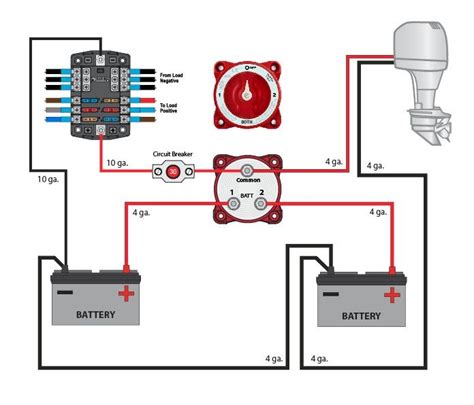 battery switch boat wiring diagram