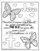 Coloring Bible Pages Kids Printable School Verse Sunday Worksheets Christian Corinthians Salvation Color Religious Plan Printables Sheets Quotes Jesus 17 sketch template