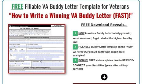 fillable va buddy letter template examples   rallypoint