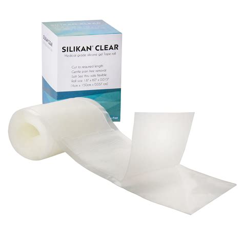 buy silikan clear gel silicone tape invisible medical grade silicon repair sheet transparent