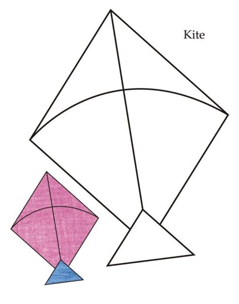 kite printable clipart