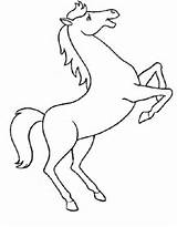 Horse Coloring Pages Horses Cliparts Printable Kids Clipart Computer Designs Use Racing sketch template