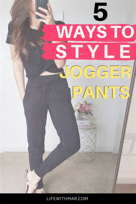 ways  wear black joggers   joggers outfit black joggers