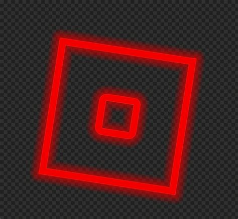 hd neon roblox red square symbol sign icon logo png roblox squared symbol light blue roblox logo