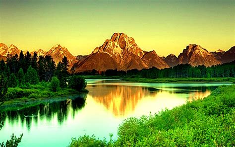 golden mountain peaks hd desktop wallpaper widescreen high