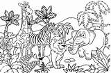 Mewarnai Kebun Binatang Diwarnai Kartun Pemandangan Lukisan Catatanku Hewan Lucu Kumpulan Tk Disimpan Warna sketch template