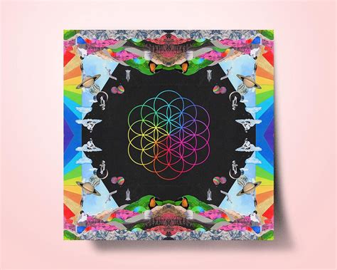 coldplay  head full  dreams album cover art posters etsy