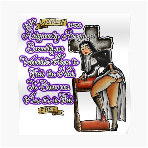 Nun Tattoo Posters Redbubble