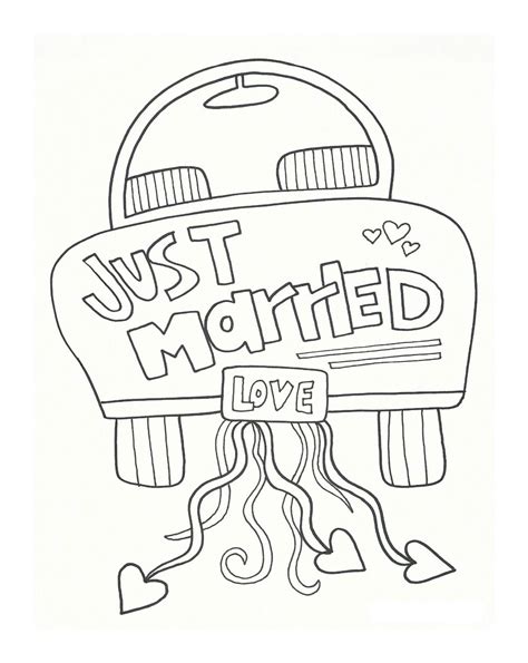 wedding coloring pages  coloring pages  kids wedding coloring