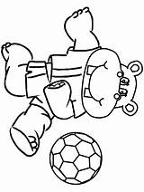 Coloring Pages Sports Playing Animals Clipart Drawing Printable Soccer Kids Library Printables sketch template