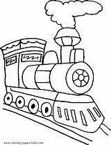 Coloring Pages Transportation Color Train Printable Kids Trains Sheets Found Locomotive sketch template