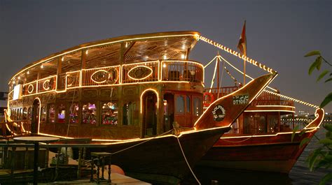 dhow cruise marina dubai sail  sparkling waters  luxury  lights