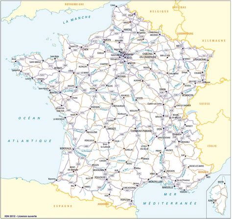 road map  france roads tolls  highways  france