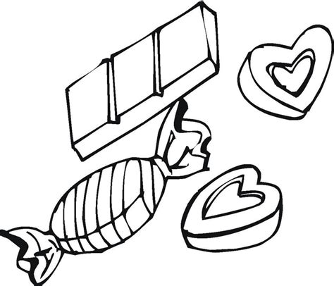 chocolate candy coloring pages coloring pages