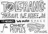 Tolerancia Tolerance Hablemos Rubia Opinions Disagree Virtue Tolerant Exitos Grandes Relacionado Quiere Universally Dealing sketch template