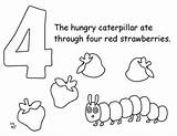 Coloring Caterpillar Hungry Very Pages Template Kids Activities Printables Carle Eric Board Book Print Choose Inspirational sketch template