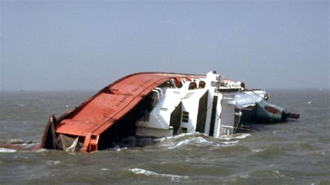 memorial service marks  anniversary  zeebrugge ferry disaster uk news sky news