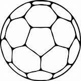 Football Outline Clipart Wikiclipart sketch template