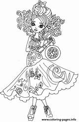 Ever After High Coloring Pages Briar Beauty Wonderland Way Printable Raven Too Queen Fashion Kitty Cheshire Para Getcolorings Imprimir Colorir sketch template