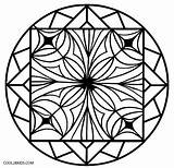 Kaleidoscope Coloring Pages Printable Kids Adults Illusion Optical Color Cool2bkids Getcolorings Clip Getdrawings sketch template