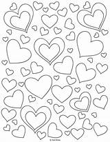 Heart Printable Coloring Pages Template Cut Pdf Stencils Print Colouring Tealnotes Below Click sketch template