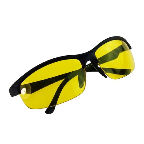High Definition Night Vision Glasses Driving Sunglasses Yellow Lens