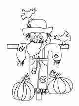 Coloring Scarecrow Pages Printable Halloween Print Fall Autumn Theme Kids Scarecrows Color Thanksgiving Template Head Sheets Activities School Related Posts sketch template