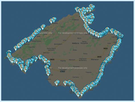 mapa de las calas de mallorca como llegar  las de  playas