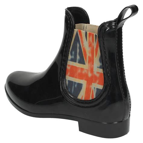 ladies spot  british flag gusset boots ebay