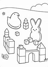 Coloring Peeps Pages Printable Sheets Marshmallow Bunny Castle Info Book Forum sketch template