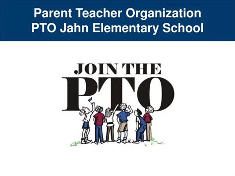parent teacher organization pto jahn elementary school powerpoint