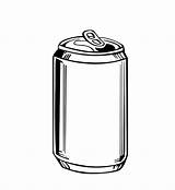 Beer Clipart Blank Clip Tin Soda Drawing Cliparts Cans Aluminum Pop Beverage Tab Outline Drink Mug Koozie Library Cute Pepsi sketch template