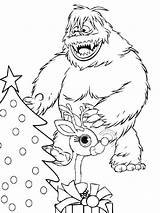 Abomination Abominable Snowman sketch template