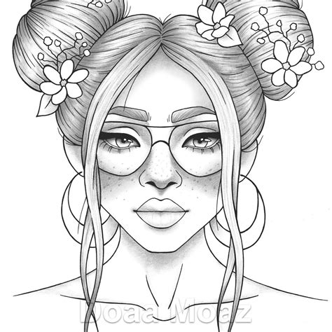 coloring pages  girls printable