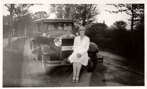 vintage german ladies with their classic cars 1920s monovisions