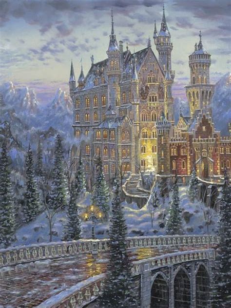 pin  karola ii  les chateaux les palaces castle painting fantasy landscape fantasy