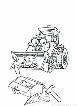 Coloring Pages Builder Bob Muck Printable Cartoon Kids sketch template