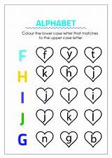 Matching Worksheet Uppercase Lowercase sketch template