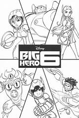 Hero Big Coloring Pages Colouring Team Disney Kids Printable Sheets Baymax Characters Para Print Gogo Fanpop Sheet Desenhos Fun Total sketch template