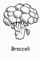 Broccoli Colorear Verduras Brokkoli Colouring Brocolli Bestcoloringpagesforkids Cauliflower Mewarnai Sagebrush Webstockreview Kidsplaycolor sketch template