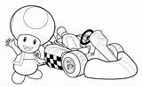 Mario Kart Coloring Pages Toadette Coloriage Kids Printable Color Kong Imprimer Games Donkey Print Toad Dessin Diddy Colouring Drawing Characters sketch template