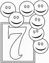 Coloring Pages Numbers Number Printable Kids Educational Seven Atividades Children Want Print Para Gif Things Funny So Life Matemática Pasta sketch template