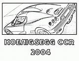 Koenigsegg Pages Coloring Cars Car Choose Board Sports sketch template